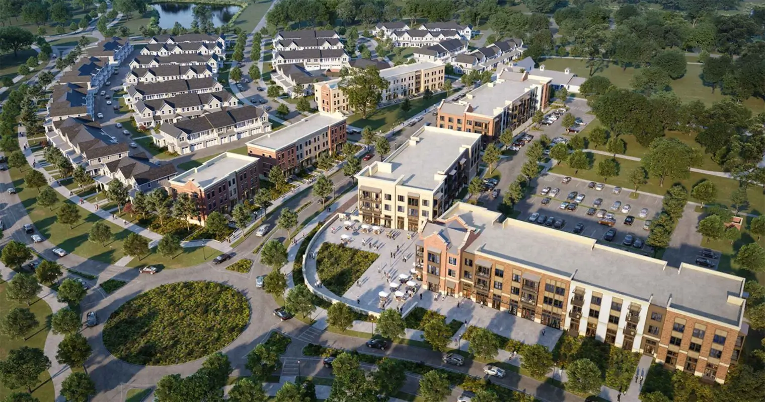 looking NE overall at wild air landing zionsville apartments